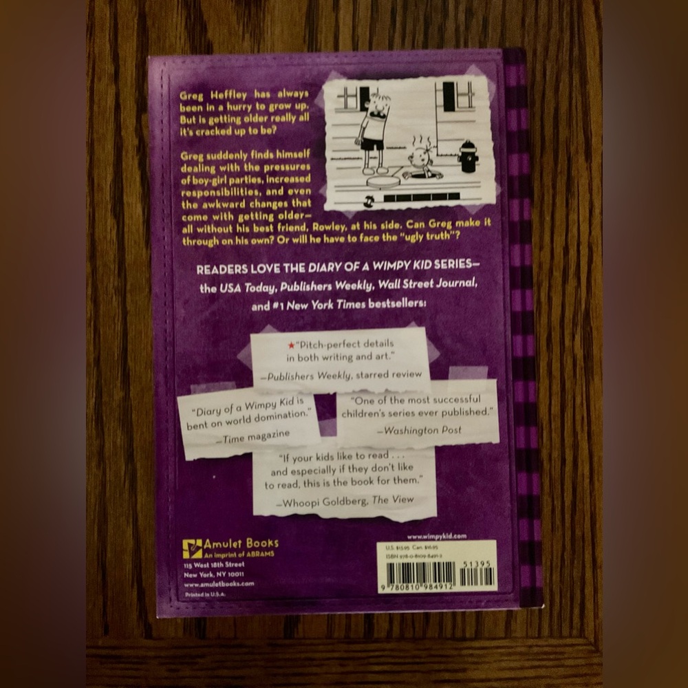 5 DIARY OF A WIMPY KID novels/books hardcover set - Picture 6 of 14